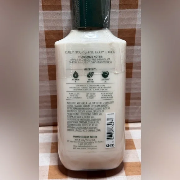 NEW B&BW Country Apple Body Lotion , Heritage Collection 2025 - Picture 3 of 3